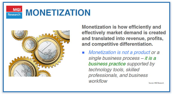 What is Monetization by MGI